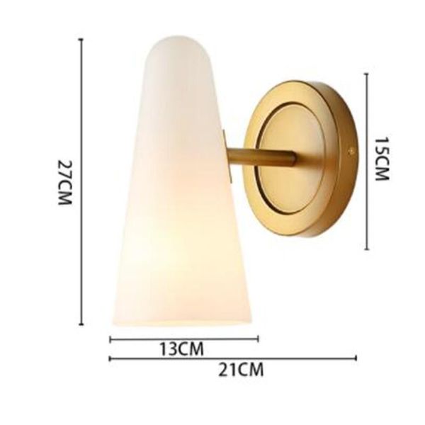 

american plate gold metal led e14 wall lamp frosted glass lampshades scones corridor lighting lamparas fixtures lamps
