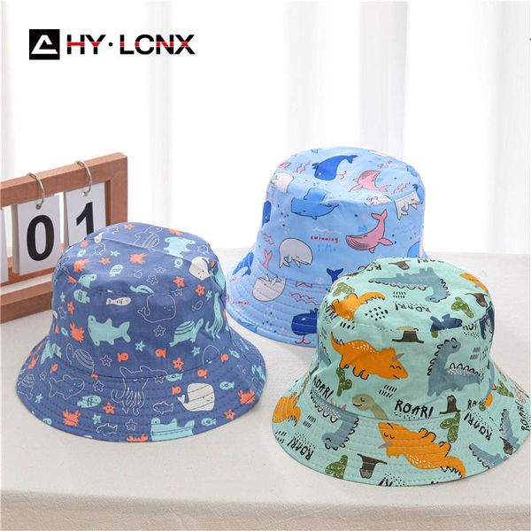 

caps & hats autumn spring baby boy girl bucket hat cap for children kids toddlers panama fisherman sun cartoon fashion graffiti, Yellow