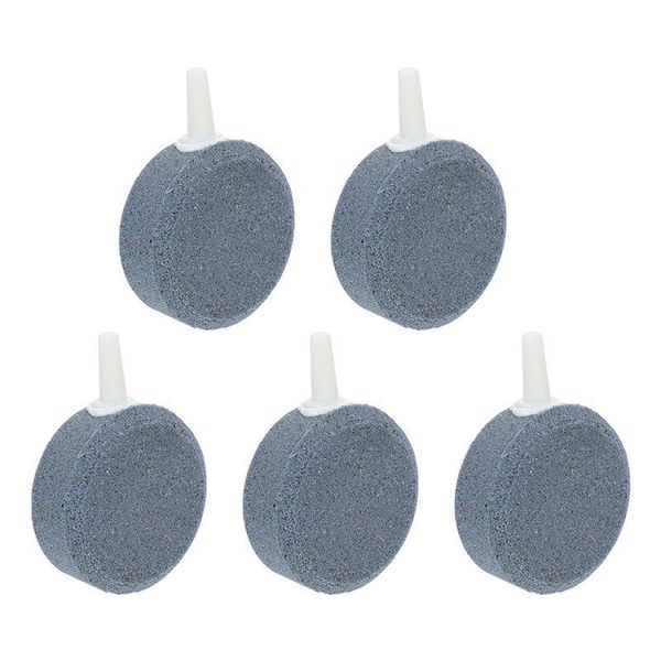 

air pumps & accessories 5pcs aquarium bubblers round bubble diffusers fish tank stone