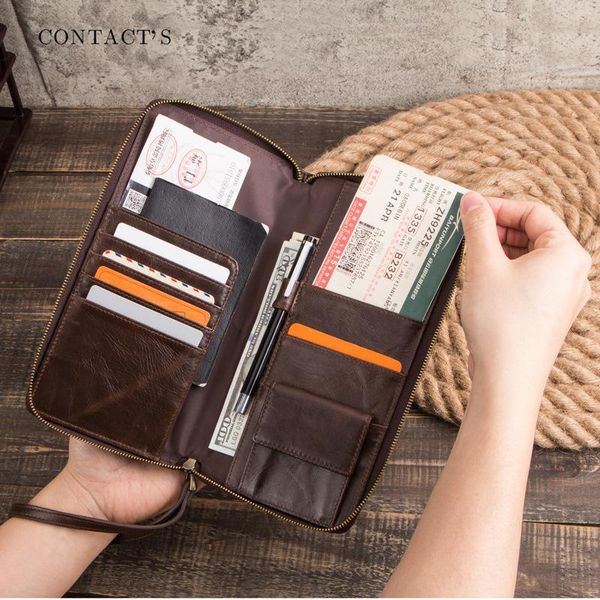 

women men handbag cow leather wallet fashion genuine long purses coin purse phone bag clutch card holders drop wallets, Red;black