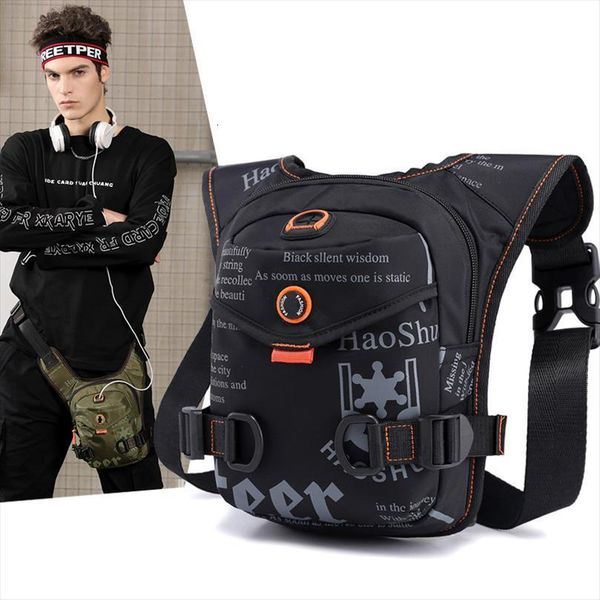 

men military assault oxford nylon waist bags shoulder messenger fanny waterproof motorcycle rider male hip bum belt pack leg