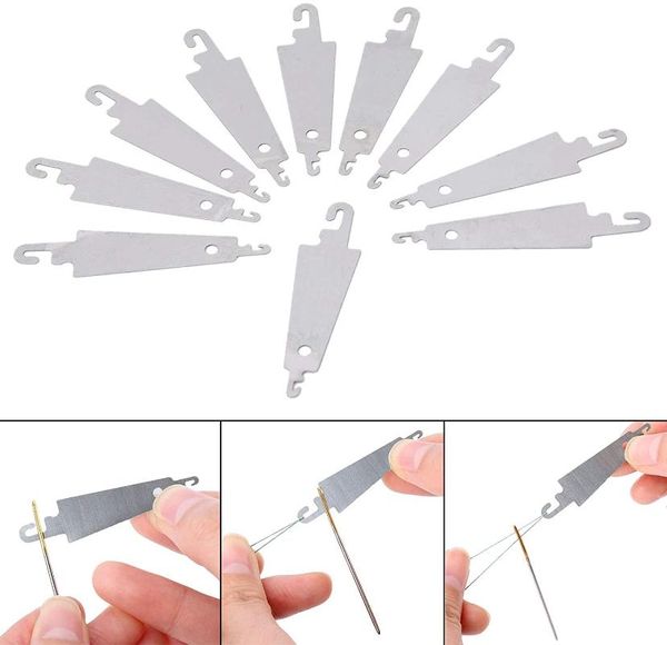 

sewing notions & tools needle threader cross stitch threading diy accessory, Black