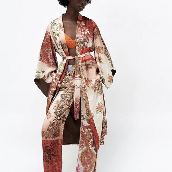 

women's pants & capris ladies floral print trousers elastic waist big pockets fashion holiday festive streetwear, Black;white