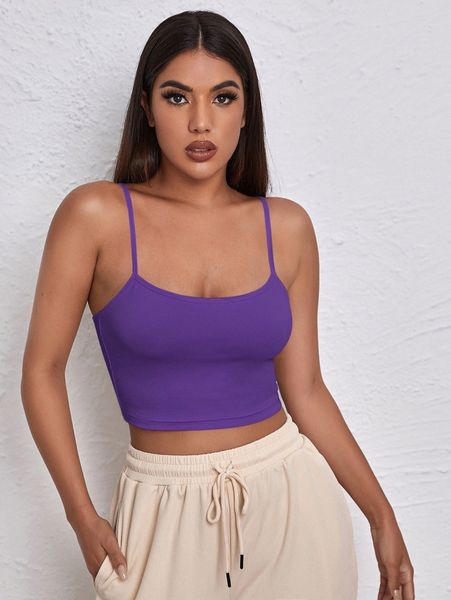 

crop cami e3dd#, White