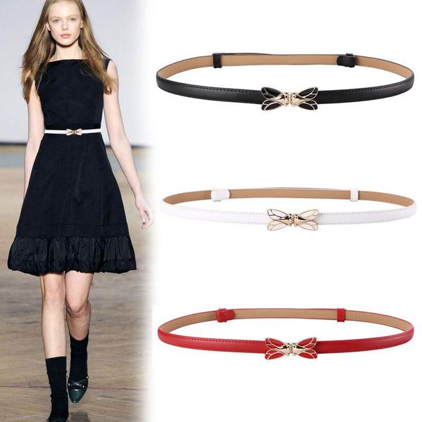 

belts 2021 women fashion thin pu leather belt simulated pearl elastic waist dress skirt decoration girls gifts, Black;brown