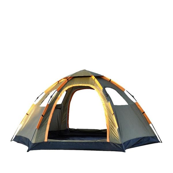 

portable waterproof windproof tents automatic speed openning camping explorer double layers outdoor family tent 12030 and shelters