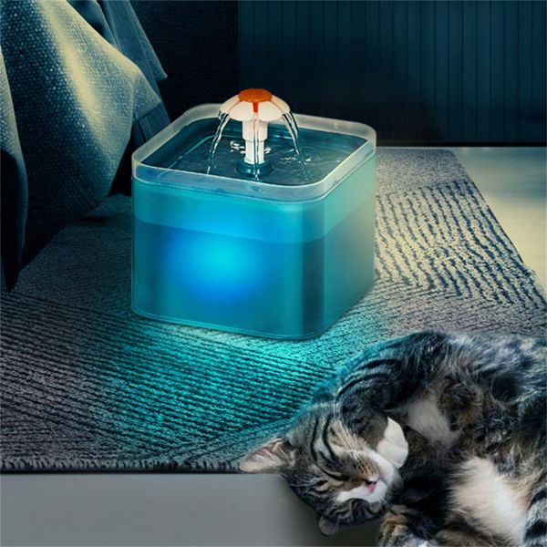 

cat bowls & feeders pet dog water fountain auto dispenser drinking bowl usb powered super quiet drinker feeder product supplies