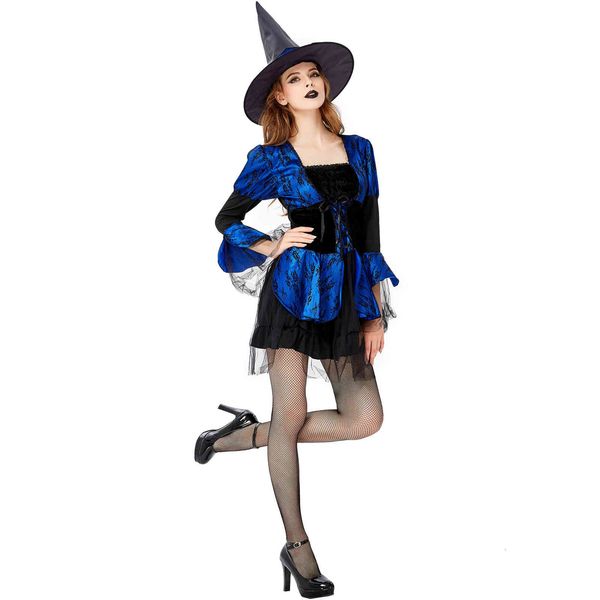 

s-l women's devil witch costume role play game uniform halloween, Black;red