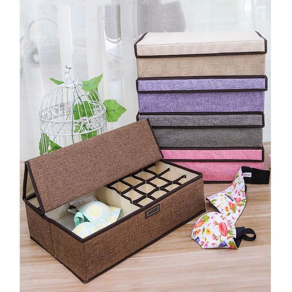 

storage drawers home drawer organizer underwear socks folding box bra panties moisture-proof dust-proof