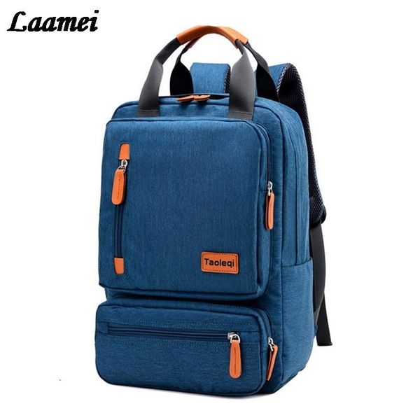 

backpack laamei casual business men computer light 15.6-inch lapbag 2021 lady anti-theft travel gray mochila