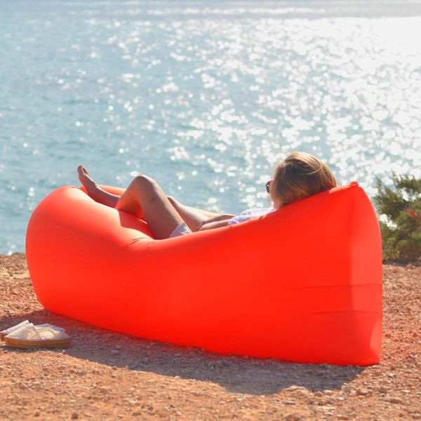 

camp furniture outdoor inflatable sofa bed beach folding sleeping bag garden couch seat lazy air lounger