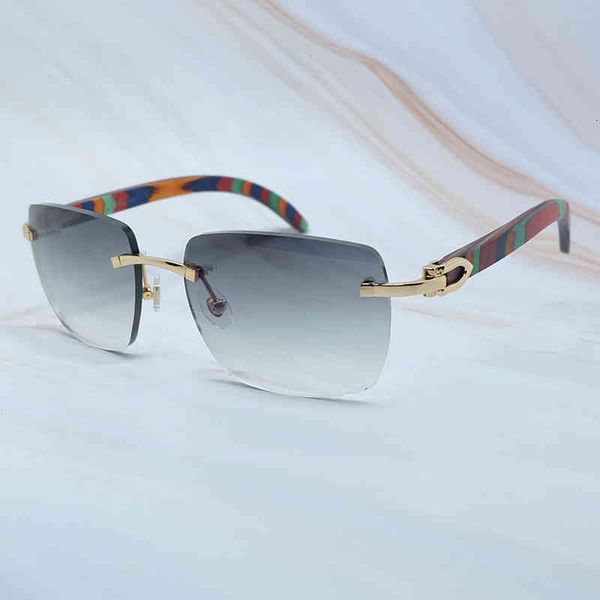

rimless sunglasses men womens sun glasses cariter frame glasses wooden buffalo big square sunglass buffs signature sunglasses gafas de sol, White;black