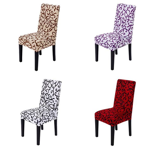 

chair covers decoruhome removable stretch spandex elastic nordic flower cover protector for wedding washable seat