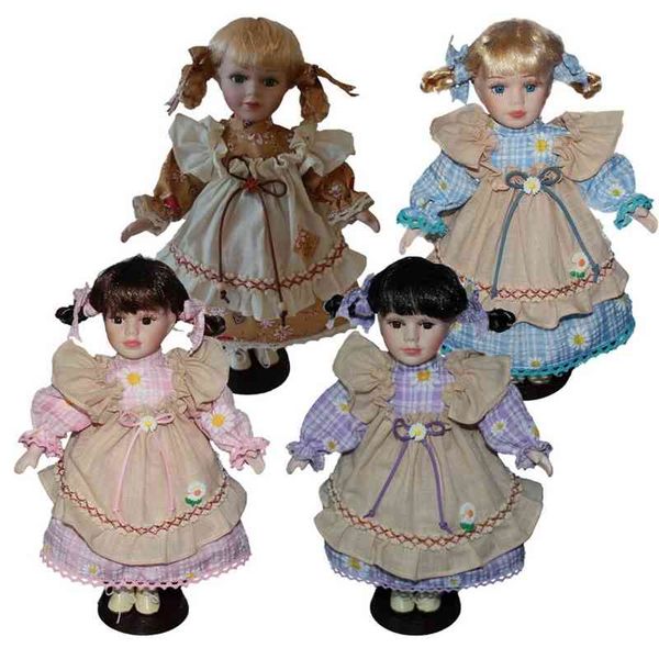 

rural leisure ceramic ornaments collection little daisy doll