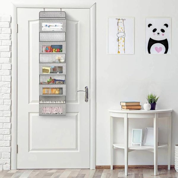 

storage boxes & bins wall hanging bags dehind the door large-capacity non-woven clothes and shoe bag wardrobe finishing
