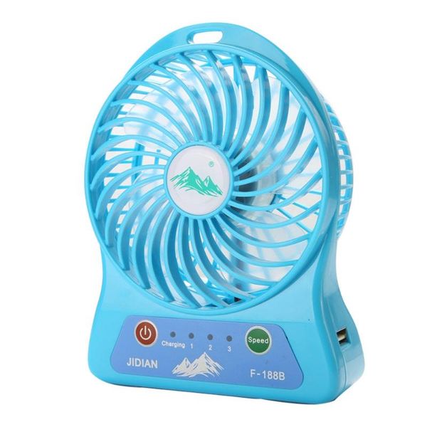 

electric fans small outdoor portable mini charging treasure fan