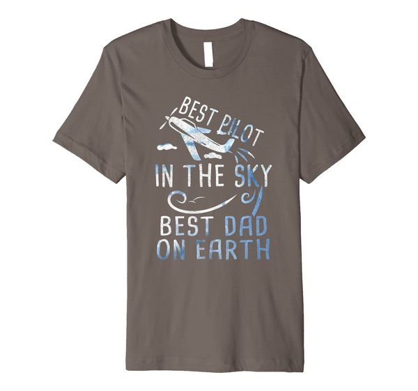 

pilot dad fathers day gift for airplane and aviation lover premium t-shirt, White;black