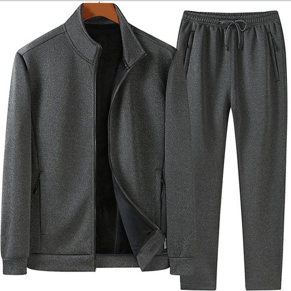 

men's jackets autumn winter men large size 5xl 6xl bust 140cm plus with fleece outerwear, Black;brown