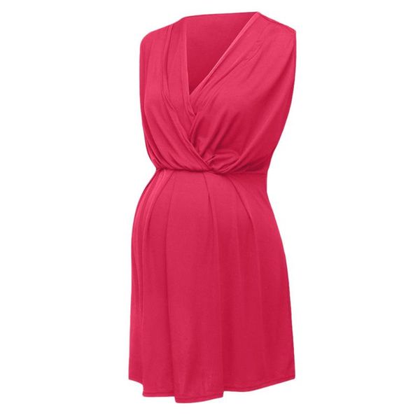 

maternity dresses summer 2021 dress pregnancy breastfeeding clothes women pregnants sleeveless solid sundresses, White