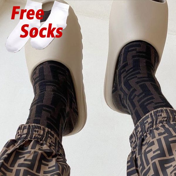 

yeesy foam runner slide women men slippers desert sand bone resin sandal bench sneakers yoga outdoor sports football basketball soccer b 549, Black