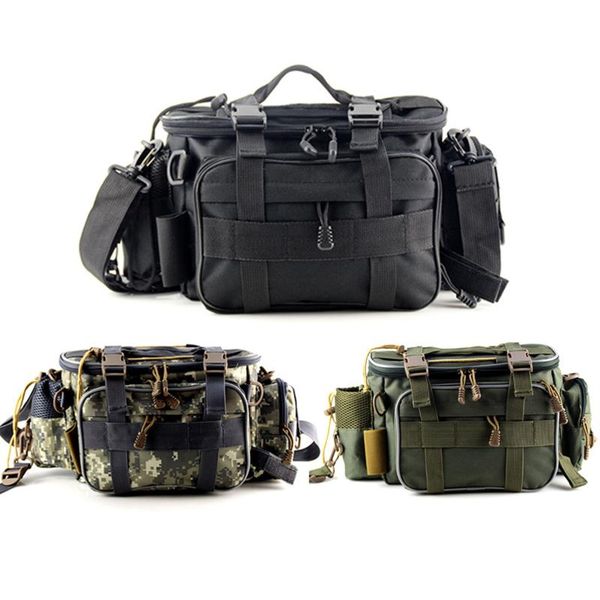 

fishing accessories multifunctional waterproof organizer waist bag gear storage tackle messenger handbag
