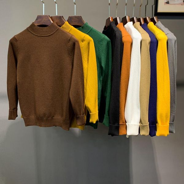 

style male winter to keep warm knitting sweater/men's slim fit fashion leisure set head knit shirts men's clothing sweaters, White;black