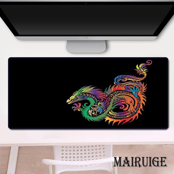 

mouse pads & wrist rests anime dragon pad pc lapgaming accessories gamer computer decoration desk mat cartoon mousepad keyboard for dota
