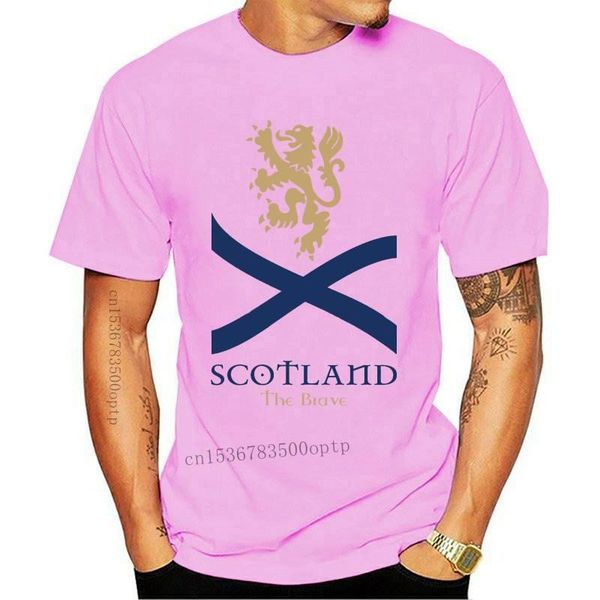 

men's t-shirts 2021 men t shirt fashion o-neck summer short sleeves cotton scotland the brave saltire printed t-shirt, White;black
