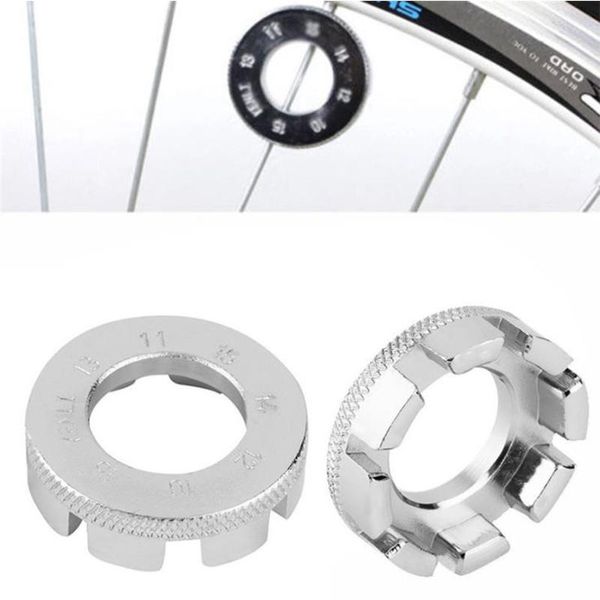 

tools bicycle spoke nipple wrench bike 8 way key wheel rim portable hand repair tool mtb road accessory