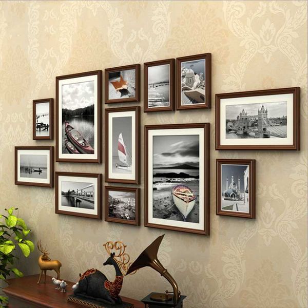 

frames 12pcs/set european style po wall living room decoration hanging frame combination staircase bedroom decorate