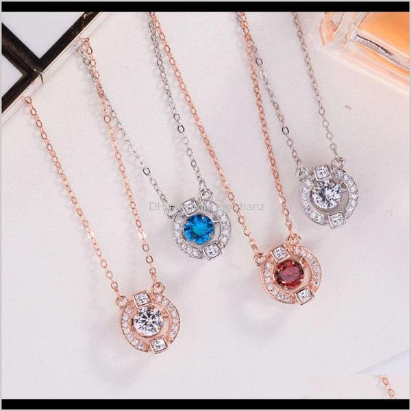 

pendant necklaces & jewelry drop delivery 2021 pendants shi jias beating heart necklace, womens exquisite and smart element, crystal, single, Silver