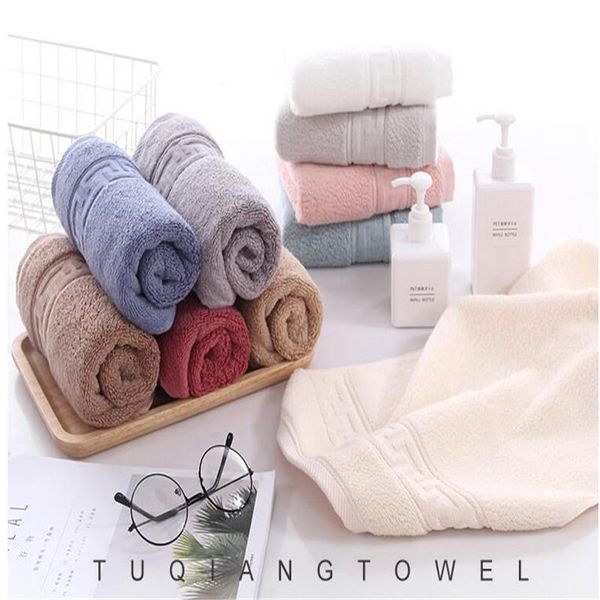 

colors long staple cotton bathing room hand towel 34x74cm combed face terry el