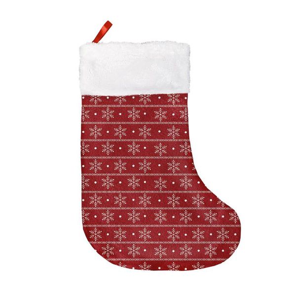 

christmas decorations stocking 3pcs candy sock pocket home fireplace hanging ornament xmas gift for kids adults tree decoration