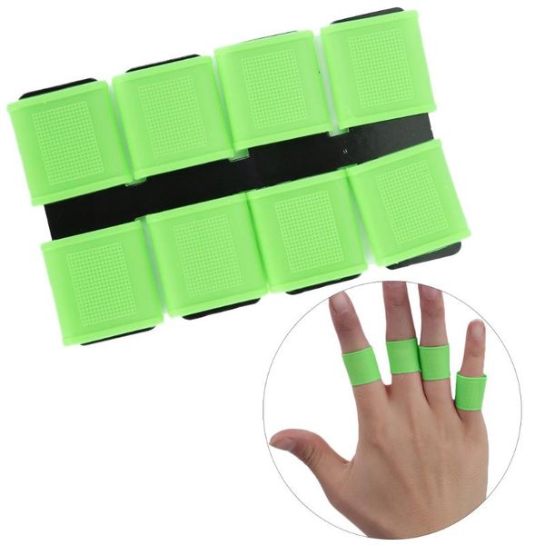 

8pcs silicone toe anti-slip elasticity golfer swing protector grip golf finger band cover sets training aids