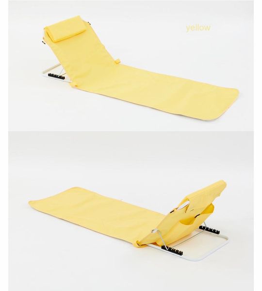 

outdoor pads portable foldable beach chair lawn chairs waterproof adjustable backrest lunch break fishing recliner camp mat