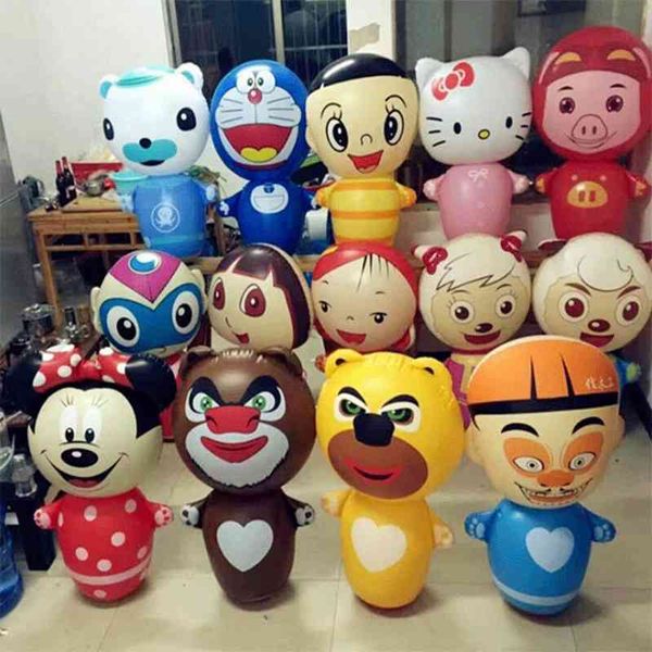 

children's large pvc thickened 3-7 years old cartoon inflatable toy tumbler