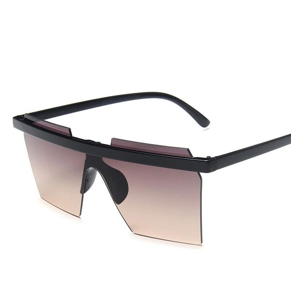 

sunglasses oversized shades women black fashion square glasses big frame vintage retro female oculos feminino, White;black