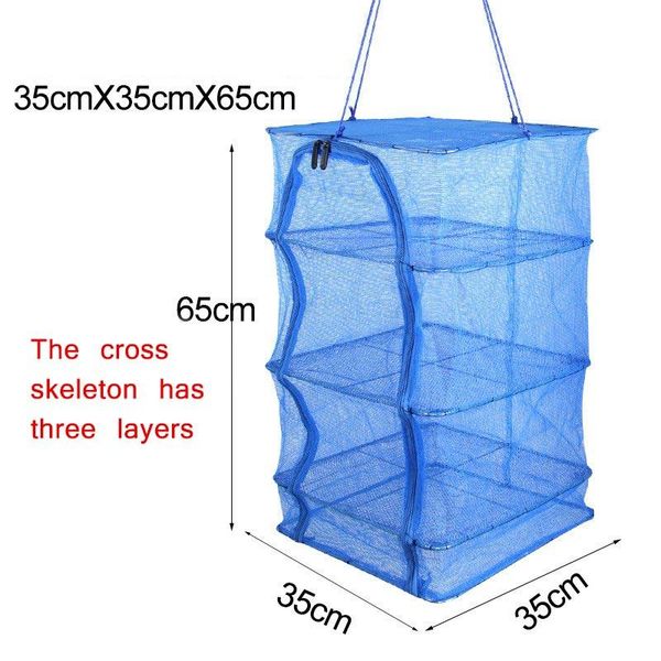 

layers fish net drying fishing rack folding mesh hanging vegetable dishes dryer hanger dry storage accessories