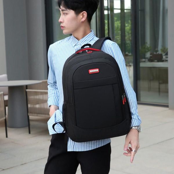 

backpack men's lapbag backpacks for men oxford school bags boys large capacity male waterproof outdoor travel bolsas