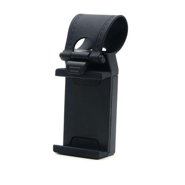 

cell phone mounts & holders car steering wheel gps stand clip 9cm/3.54inch socket rubber hand mount