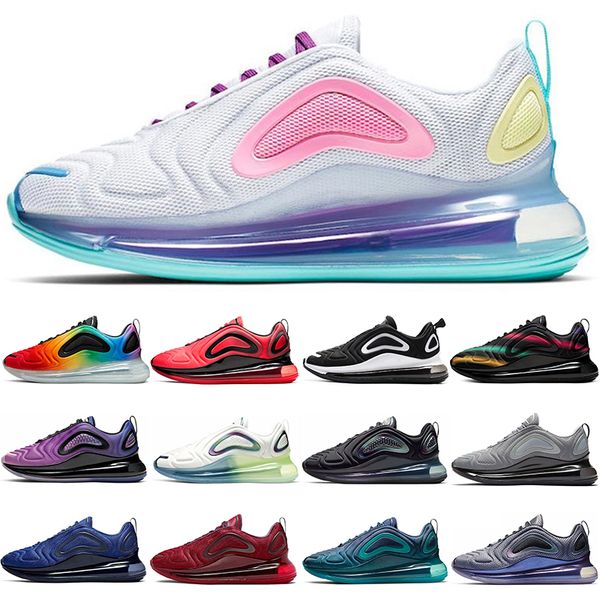 

2021 fashion original 720 men women running shoes black red white aqua powder be true bold branding cool grey midnight navy nightshade oreo