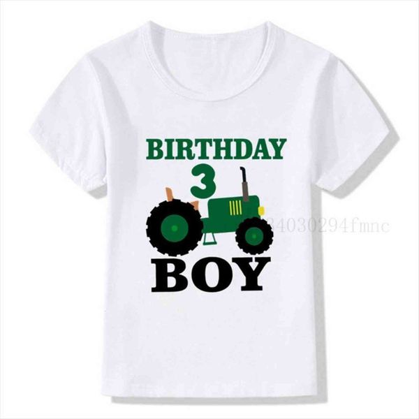 

boy car 1 9 birthday number print t shirt children shirts amp girl funny present boys clothes, Blue