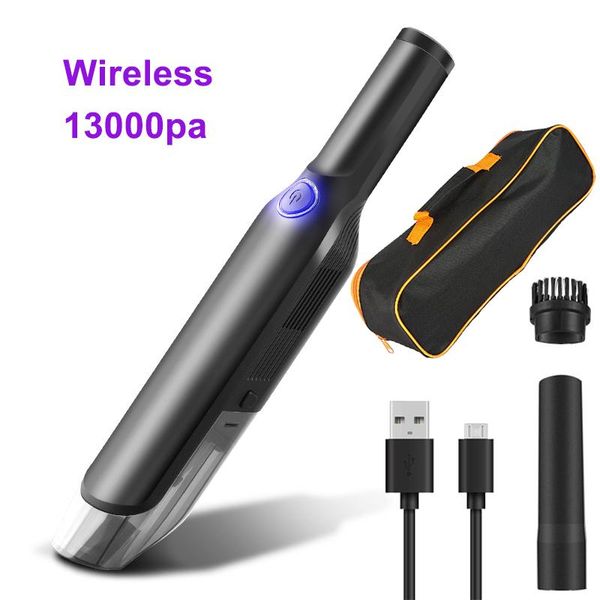 

portable car vacuum cleaner wireless rechargeable handheld super suction wet/dry clean washing accessories cleaners