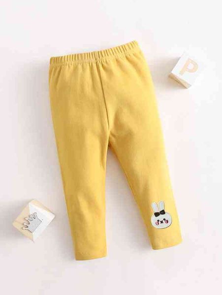 

baby rabbit embroidered bow detail leggings she, Blue