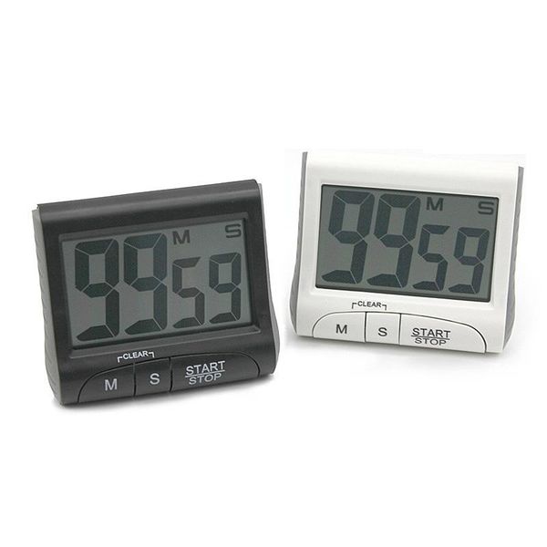 

timers big digit home kitchen timer loud alarm magnetic backing stand with large lcd display for cooking baking games cronÃ´metro