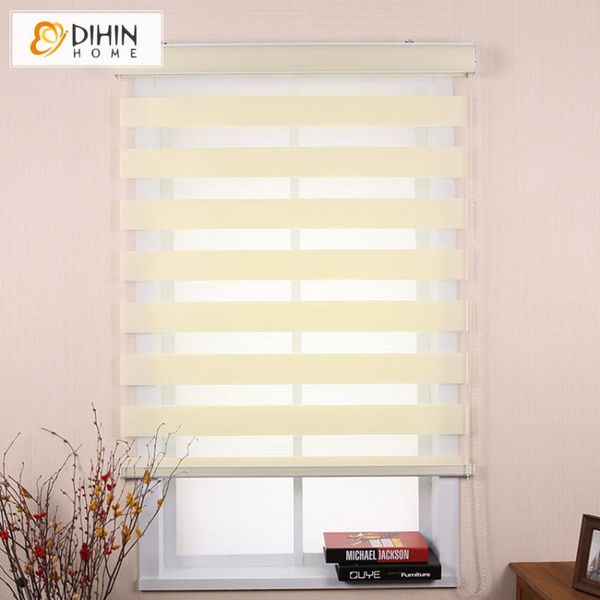 

blinds modern roller shades custom made double layer zebra