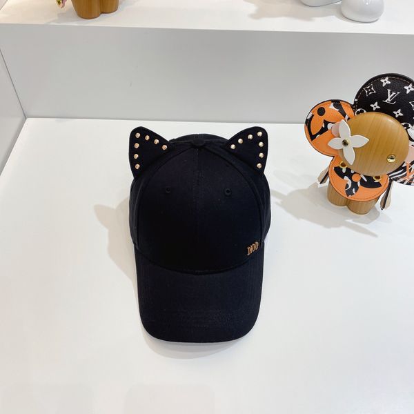 

summer 2021 new twill cotton fashion cute baseball ear cap