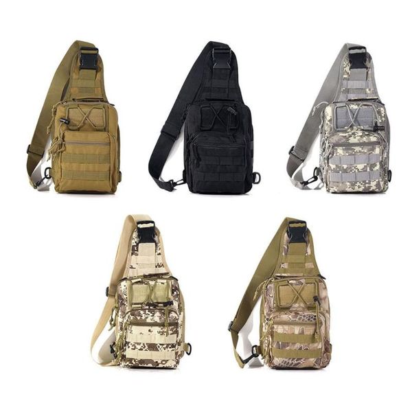 

outdoor bags men's pack one sling shoulder fishing tackle bag polyester reusable chest traveling sports mountaineering gear