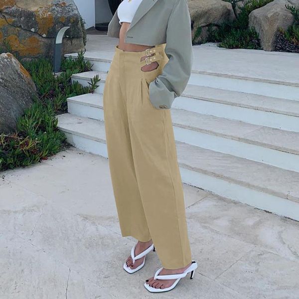

women's pants & capris dada 2021 streetwear hollow out baggy for women oversized fashion wide leg sweatpants high waisted korean 90s tr, Black;white