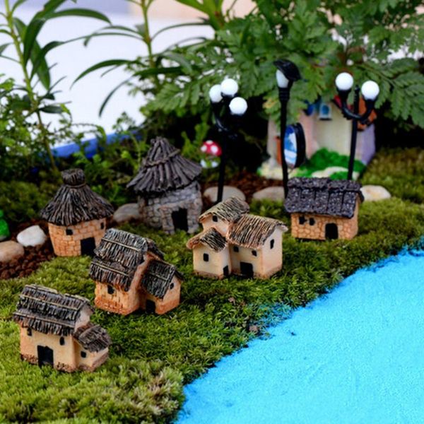 

decorative objects & figurines 6 styles fashion cute resin crafts house fairy garden miniatures gnome micro landscape decor bonsai for home